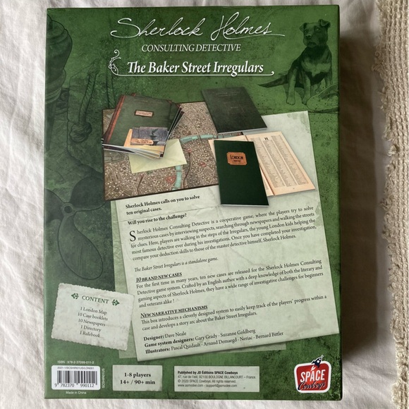 Sherlock Holmes Consulting Detective - The Baker Street Irregulars Board Game - Picture 3 of 6